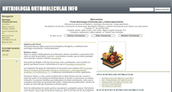 Desktop Screenshot of nutriologia-ortomolecular.info